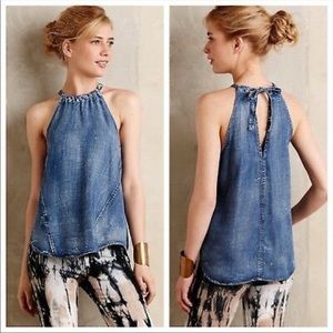Anthropologie | Denim Tank | Size S
